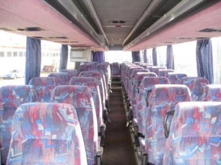 Autobusu noma Jūrmalā Setra 44 49 50 55 sēdvietas